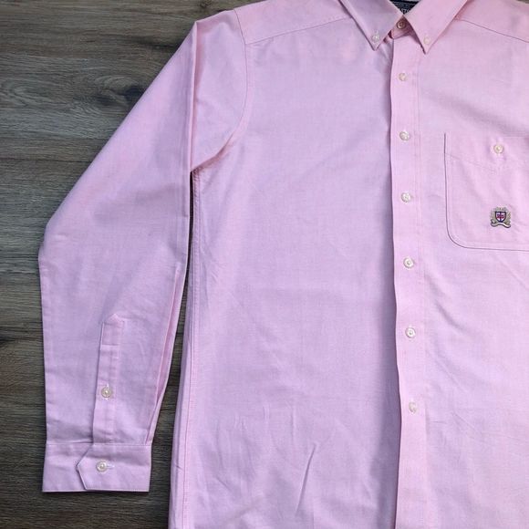 Rough Stock Panhandle Slim Pink Button Down Long Sleeve Shirt sz M - Picture 5 of 9